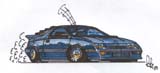 Blue Turbo Z toon